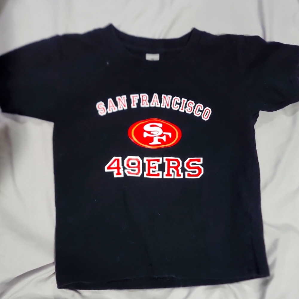 San Francisco 49ers Kids Black T-Shirt